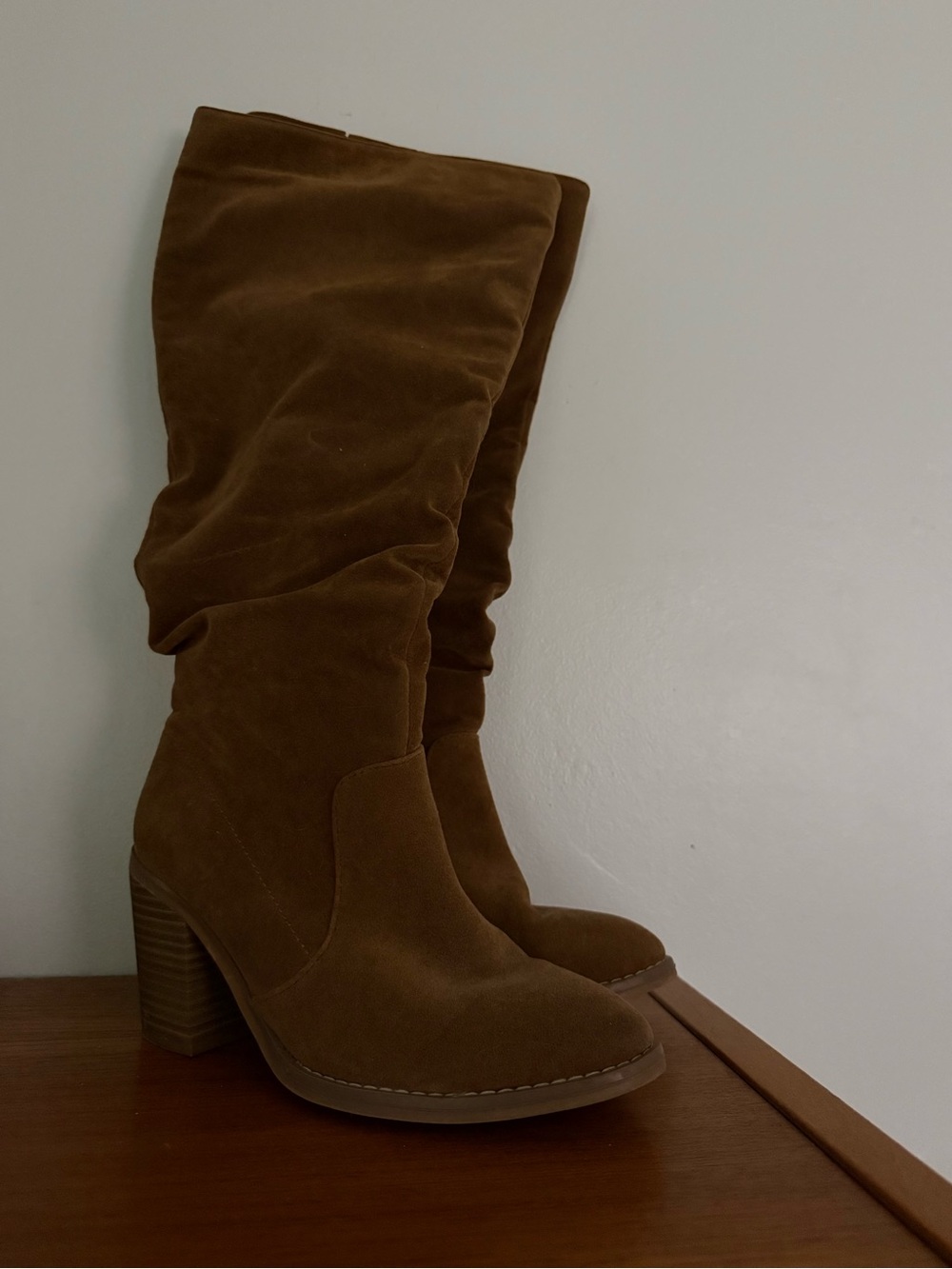 TARGET | wide calf tall slouchy boots